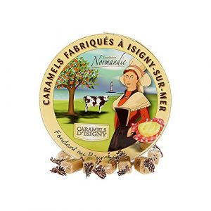 Caramels dIsigny - Caramels fondants au beurre salé 250 g - Made in Calvados