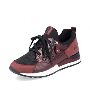 Remonte Sneakers à bord de tige élastiqué Bordeaux/Noir
