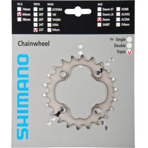 Image de Shimano Plateau fc-M532 32t argent deore