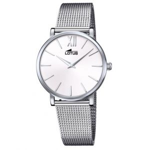 Lotus Montre L18731-1 - SMART CASUAL Acier Argent&eacute; Cadran Blanc Femme