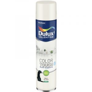 Dulux Valentine Bombe de peinture Color touch blanc RAL 9010 satiné 600 ml