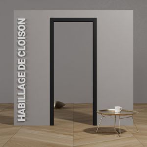 Habillage de Cloison 1 m - Noir