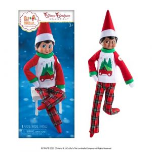 Image de THE ELF ON THE SHELF CLAUS COUTURE: PYJAMA ARBRES/FERME