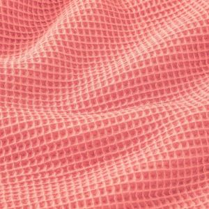 Tissu coton Nid d'Abeille vendu au mètre - Orchidee Rose