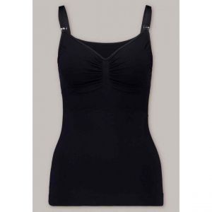 Carriwell Top d'allaitement gainant - Noir - Couleur Noir - Taille XL