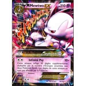 Image de Asmod&eacute;e M&eacute;ga Mewtwo Ex - Carte Pok&eacute;mon 64/162 Xy Impulsion Turbo