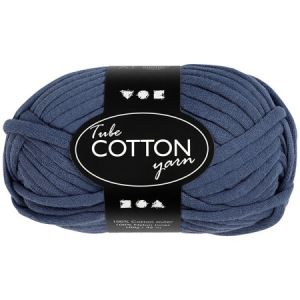 Creotime Laine spaghetti - Coton - Bleu foncé - 100 g - 45 m