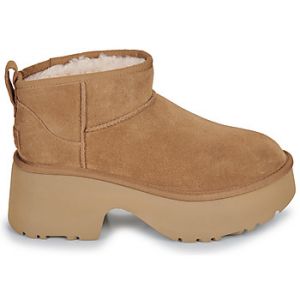 Bottines Classic Ultra Mini compens&eacute;es en cuir