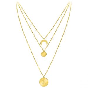 Collier Femme So Charm - BD2920-DORE-DIAMANT - Collier Mode Dor&eacute;