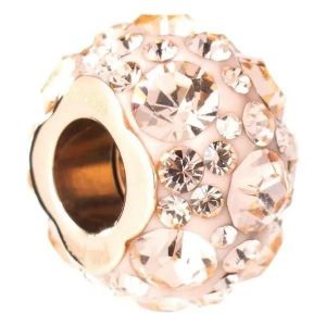 Folli Follie Perle de verre Femme 3P13T019RS Rose (1,5 cm)