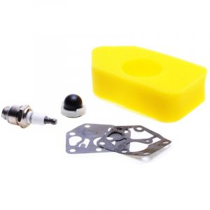 Image de Jardiaffaires Bougie + Filtre à air + kit membranes + Pompe amorçage pour Moteur Briggs Stratton