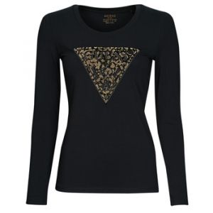 Guess T-shirt LS CN LIDIA TEE - Couleur S,M,L,XL,XS - Taille Noir