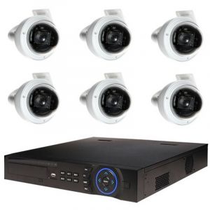 Dahua Kit de Vidéosurveillance DVR HCVR8208AS3 et 6 Caméras Dôme HDCVI PTZ SD502251HC