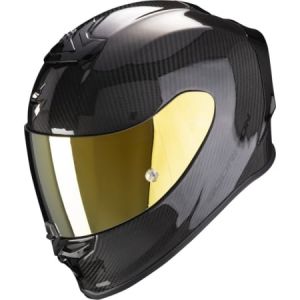 Scorpion Casque Exo-R1 Evo Carbon Air Solid Noir Brillant - Taille M