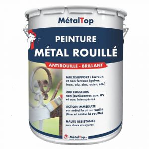 Peinture Metal Rouille - Rouge oriental - RAL 3031 - Pot 1L