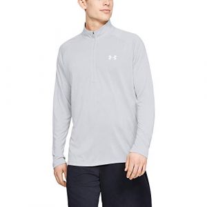 Image de Under Armour Haut à manches longues UA Tech 2.0 ½ Zip pour homme Gray - Taille SM