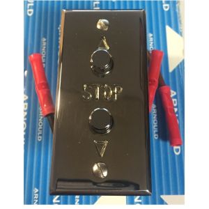 Arnould Prise 471v21c09 - double poussoir marche-arrêt - finition chrome - europa