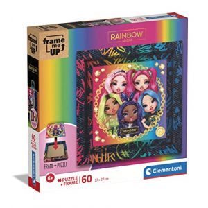 Image de Clementoni FRAME ME UP - RAINBOW HIGH (60 STUKJES)