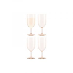 Bodum Lot 4 verres à vin 23 cl Rose Transparent - Oktett