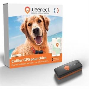 Weenect Traceur GPS pour Chien XS Black Edition 2023