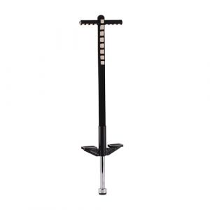 Relaxdays Pogo Stick pour Enfants, rembourr&eacute;, antid&eacute;rapant, INOX, 94.5 &times; 23.5 &times; 6 cm, Noir