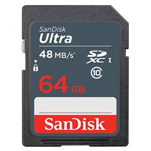 Sandisk SDSDUNB-064G-GN3IN - Carte m&eacute;moire Ultra SDXC UHS-I 64 Go class 10