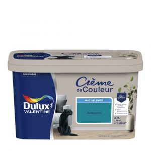 Image de Dulux Valentine Peinture Crème De Couleur mat acapulco2 5L