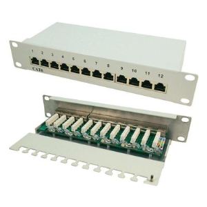 Logilink NP0041 - Panneau de brassage 12 ports RJ45 Cat.6 10"