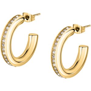 Morellato Boucles d'oreilles pour femme en Acier serti de cristal - 0.009 g - taille : 2.5CM - SAVN01