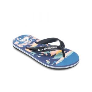 Quiksilver Molokai Art 25 Youth - Tongs pour Gar&ccedil;on Bleu - Taille 28