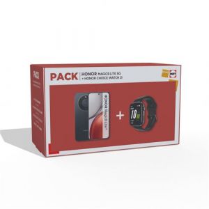 Honor Pack smartphone Magic 8 Lite 5G Midnight black + montre connectee Choice Watch 2i Noir