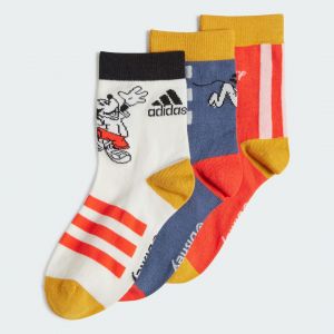 Adidas Lot de 3 paires de chaussettes enfant Disney Litte Kids Mickey Mouse