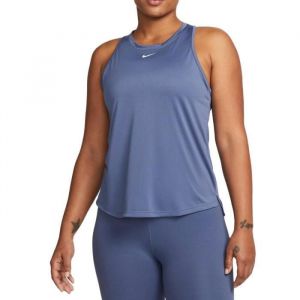 Nike Débardeur de Sport Bleu Femme OneTank