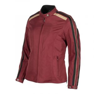 Helstons Blouson textile femme Jade bordeaux- S