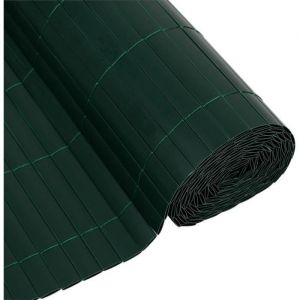 Nature Canisse PVC double face - 1 x 3 m - 1600 g/m² - Occultant 4/5 - Anti-UV - Vert