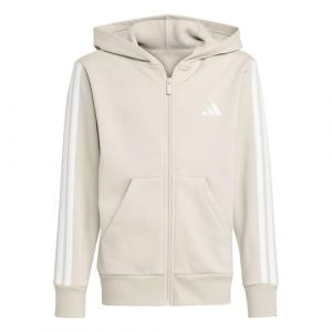 Image de Adidas Mixte Enfant Essentials Full Zip Hoodie, Wonder Alumina/White, 11-12 Years
