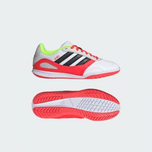 Adidas Super Sala Iii Ic - Blanc/noir/gris Enfant - Terrain Futsal (Ic), pointure 28 - ['Gris'] - Taille 28