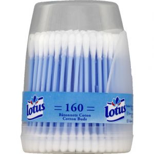 Lotus Distributeur de 160 b&acirc;tonnets coton