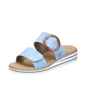 Rieker V0692, Mules Femme, Bleu, 41 EU