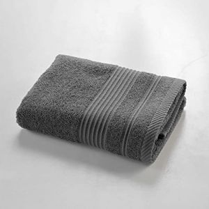 Serviette De Toilette, Coton, Anthracite, 50 x 90 cm