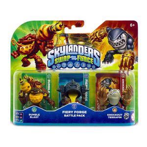 Activision Pack figurines Skylanders : Swap Force - Bumble Blast + Knockout Terrafin + Fiery Forge