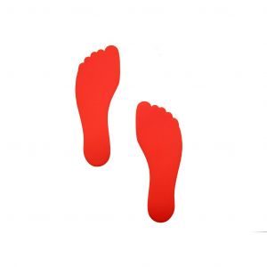 Marqueurs de sol en forme de pied Pre-Sport (x6)