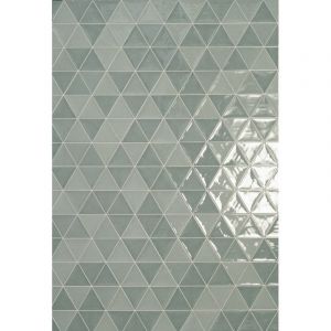 3LATI AQUAMARINA - 13,2x11,4 CM - Faïence triangulaire zellige vert d'eau