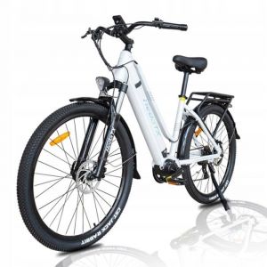 Hetatx Tx520 Vélo Électrique 45km-H 500w 15.6ah 48v Xofo Motor 80km Roue 27.5" Blanc
