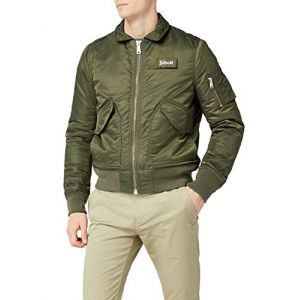 Image de Schott CWU Bomber Jacket, Khaki - Taille S