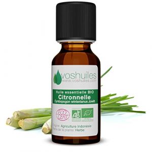 Voshuiles Huile Essentielle De Citronnelle Bio 60ml