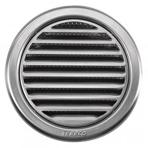 Circulaire en Acier Inoxydable modèle de Ventilation Couvrir Ø110mm