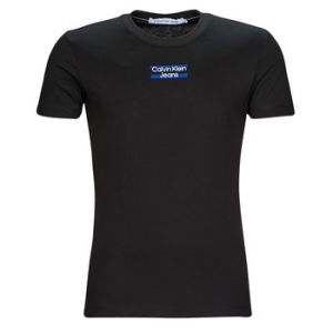 Image de Calvin Klein T-shirt Jeans TRANSPARENT STRIPE LOGO TEE Noir - Taille XXL,S,M,L,XL,XS