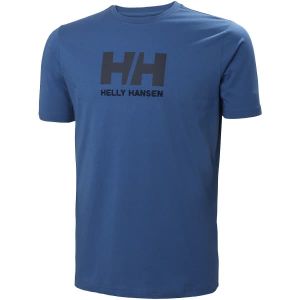 Helly Hansen Logo T-shirt Azurite - Bleu/Noir - taille L 2023