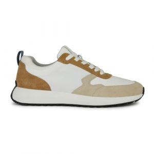 Geox Homme U Volpiano A Basket, Lt Taupe White, 42 EU
